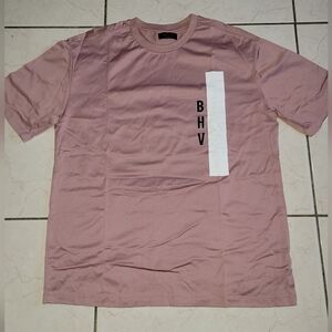 Zara Men's Pink T-Shirt
